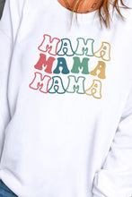 Load image into Gallery viewer, MAMA Graphic Round Neck Drop Shoulder Sweatshirt