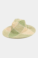 Load image into Gallery viewer, Fame Contrast Straw Braid Hat