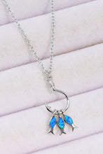 Load image into Gallery viewer, Opal Fish 925 Sterling Silver Necklace