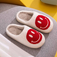 Load image into Gallery viewer, Melody Smiley Face Cozy Slippers