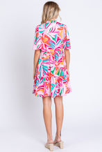 Load image into Gallery viewer, GeeGee Floral Ruffled Mini Dress