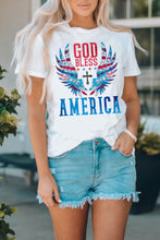 Load image into Gallery viewer, GOD BLESS AMERICA Cuffed Tee Shirt