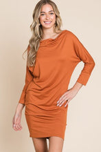 Load image into Gallery viewer, Culture Code Full Size Dolman Sleeve Mini Dress