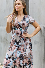 Load image into Gallery viewer, Heimish Give Me Roses Full Size Floral Maxi Wrap Dress