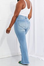 Load image into Gallery viewer, Vibrant MIU Full Size Jess Button Flare Jeans