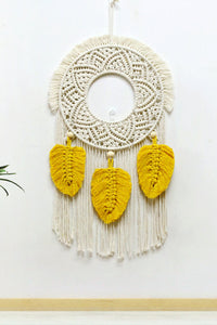 Hand-Woven Fringe Wall Hanging