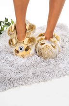 Load image into Gallery viewer, Sloth Hugs   Womens Fluffy House Slippers Shoes