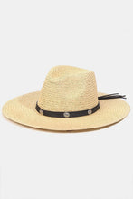 Load image into Gallery viewer, Fame Belt Strap Straw Hat