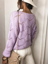 Load image into Gallery viewer, Openwork Button Up Long Sleeve Cardigan