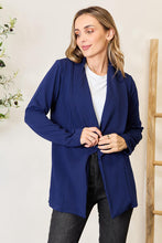 Load image into Gallery viewer, Heimish Full Size Statement Neck Open Front Blazer