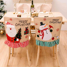 Load image into Gallery viewer, MERRY CHRISTMAS Chair Cover