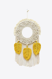 Hand-Woven Fringe Wall Hanging