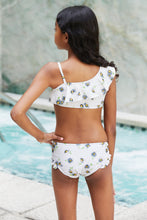 Load image into Gallery viewer, Marina West Swim Float On Asymmetric Neck Two-Piece Set in Daisy Cream