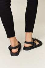 Load image into Gallery viewer, WILD DIVA Velcro Double Strap Slingback Sandals