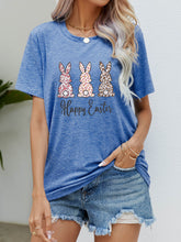 Load image into Gallery viewer, HAPPY EASTER Graphic Short Sleeve Tee