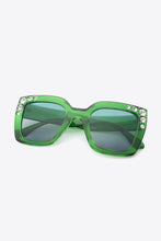 Load image into Gallery viewer, Inlaid Rhinestone Polycarbonate Sunglasses