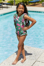 Load image into Gallery viewer, Marina West Swim Bring Me Flowers V-Neck One Piece Swimsuit In Sage