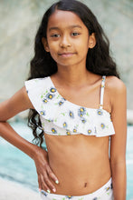 Load image into Gallery viewer, Marina West Swim Float On Asymmetric Neck Two-Piece Set in Daisy Cream