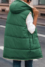 Load image into Gallery viewer, Zip-Up Longline Hooded Vest