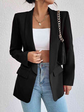 Load image into Gallery viewer, Shawl Collar Long Sleeve Blazer